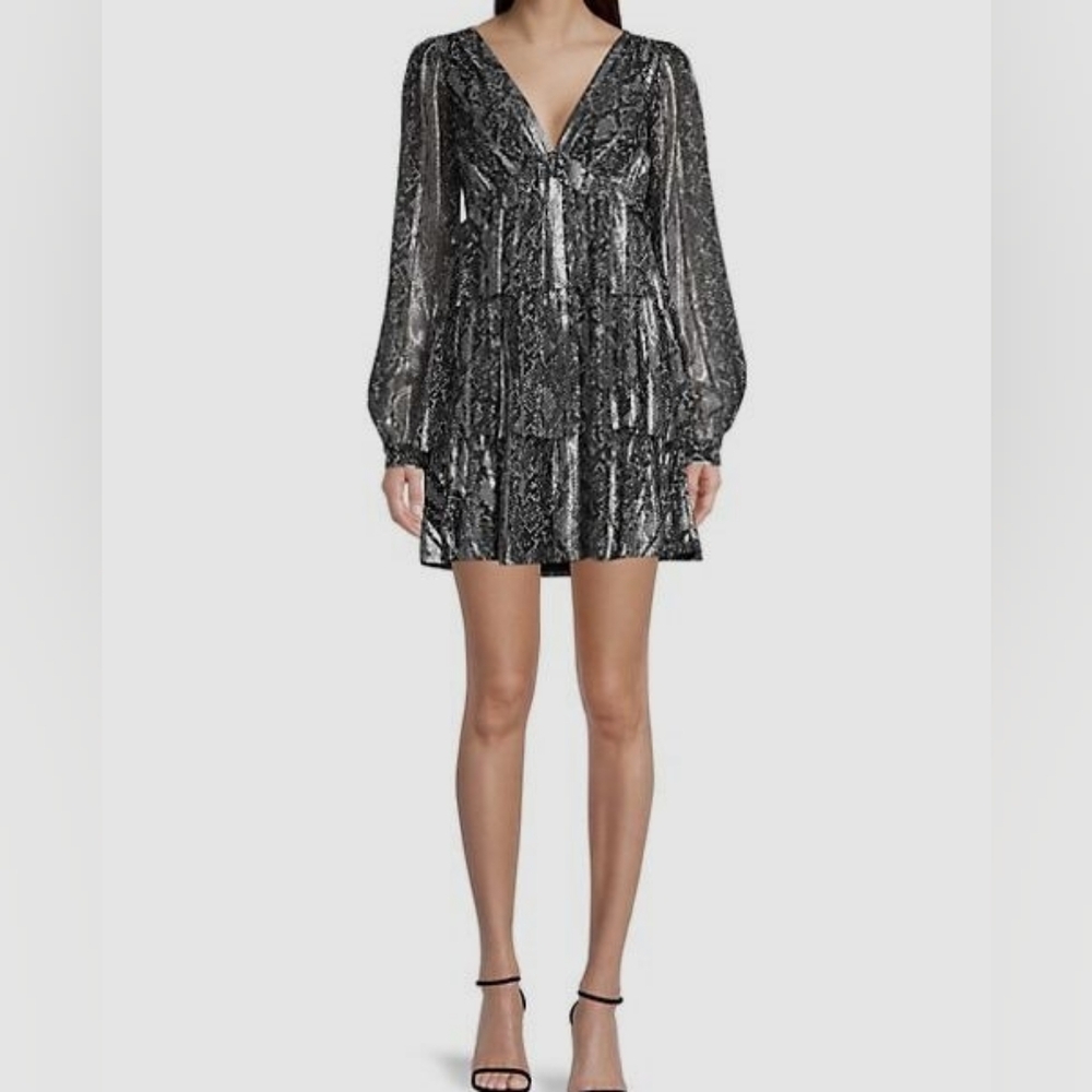 Michael Kors Python Print Mini Dress - Picture 2 of 10